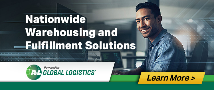 Nationwide Warehousing and Fulfillment Solutions - Powered by R+L Global Logistics - Click to Learn More.