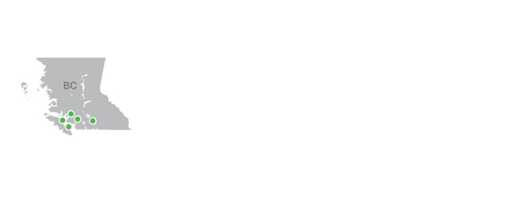 Map of British Columbia