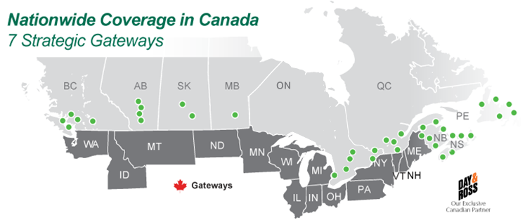 Map of Canada